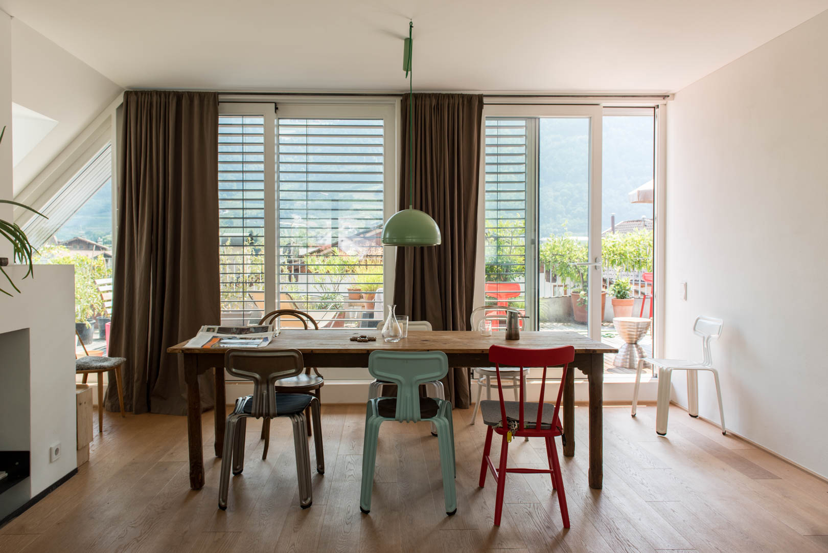 Designer Harry Thaler in seiner Wohnung in Meran